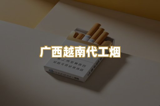 广西越南代工烟